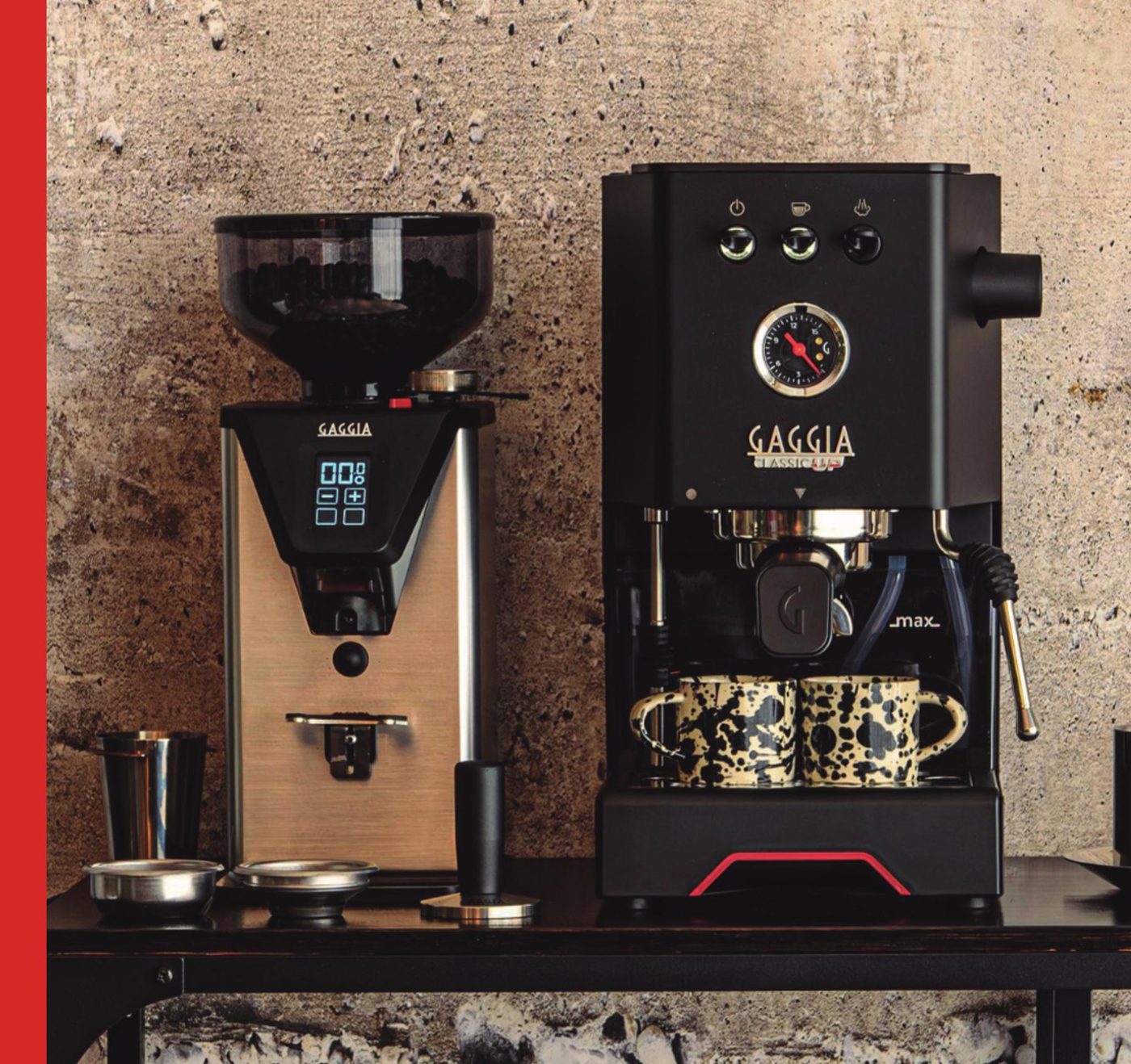 Máquina Gaggia Classic com moedor