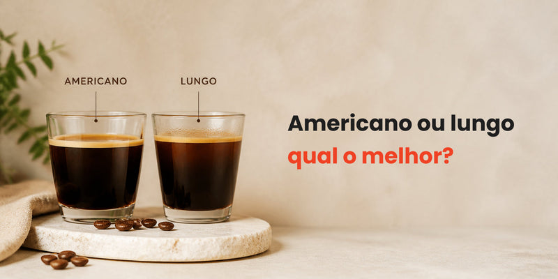 Americano e lungo lado a lado