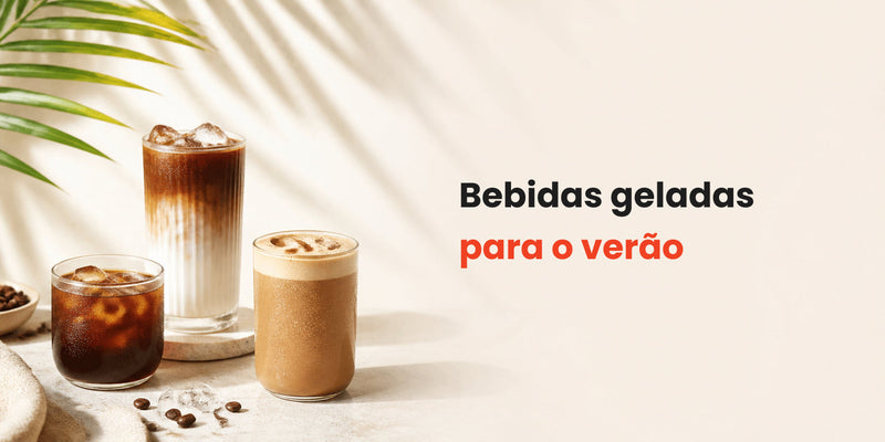 Bebidas geladas com espresso para o verão